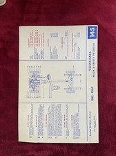 VAUXHALL VELOX PB CRESTA PB (2.6 & 3.3) 62-65 FINA MAINTENANCE/LUBRICATION CHART