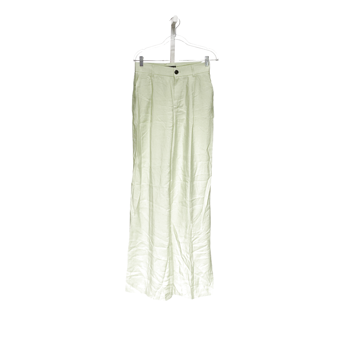 ZARA Green Modal PALAZZO Pants