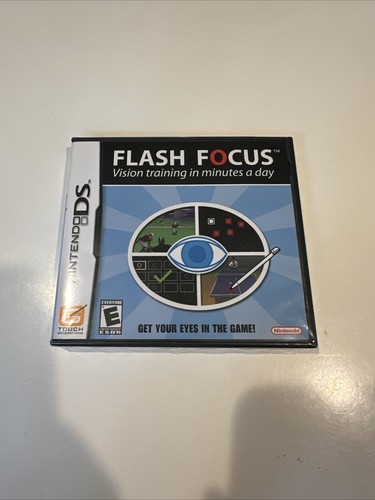 Brand New / Sealed ~ Flash Focus: Vision Training in Minutes ~ Nintendo DS - Picture 1 of 2