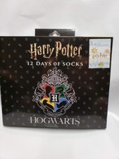 12 DAYS OF SOCKS HARRY POTTER HOGWARTS MEN SHOE SIZE 6-12 NEW