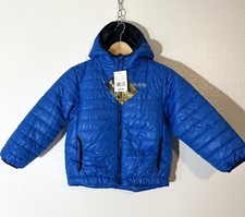 PACIFIC TRAIL Kids Boys Hooded Water/Wind Resistant Shell Jacket Size 5/6, New
