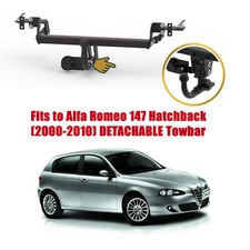 Abnehmbare Zug Stange für Alfa Romeo 147 (00-2010) & 13 Stecker Bypass- Relay