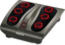 HoMedics Triple Action Shiatsu Foot Massager with Heat  Kneading Foot Triple Rot