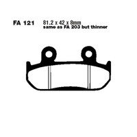 EBC BremsbeläGe Vorn Passend FüR Honda CBR 400 R Bj. 1986-1987