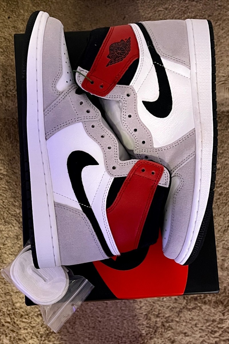 Nike Air Jordan 1 Retro High Light Smoke Grey White 555088-126