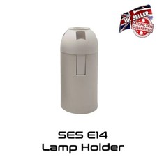 Lamp Holder E14 SES Small Screw - Chandelier -  Plastic Black White *UK Seller*