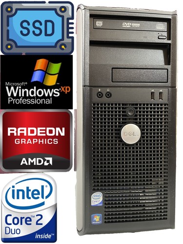 Windows XP Mini Retro Gaming PC - 2.4ghz CPU, Radeon R5e, 4GB Ram