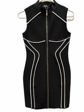 Fashion Nana Black Stretch Dress for Woman