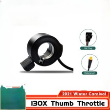 E-bike 130X Thumb Throttle Waterproof SM Plug 24 36V 48V 60V 72V Right Left Hand