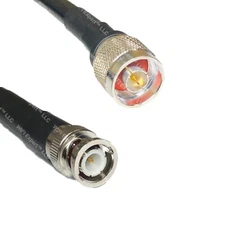 TIMES® LMR400 N MALE to BNC MALE Coaxial RF Pigtail Cable USA