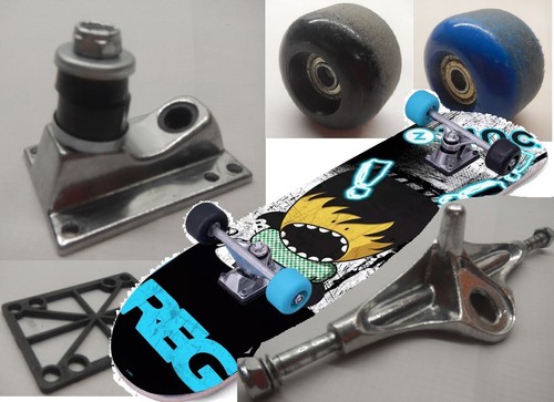 Zink Reg Skateboard Ersatzteile Rad LKW Lager Trolly Achse Baugruppe