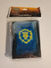 WoW Alliance Sleeves - 75 NEW Upper Deck Standard Size Sleeves - MTG, Pokemon!