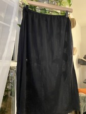 Vintage Half Slip Skirt Size 14/16 Black