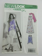New Look 0132 Maxi Dress & Scarf or Lagenlook Tank Top Sz 4-16 UNCUT Pattern p50
