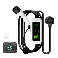 EV Charging Cable Type 2 UK Plug 3 Pin Electric Vehicle Car Charger Portable 13A