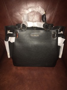 greta large pebbled leather satchel