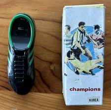 ⚽️ NEW ⚽️ Vintage 1980’s Black Soccer Cleats Shoe Gas Lighter. READ DESCRIPTION!
