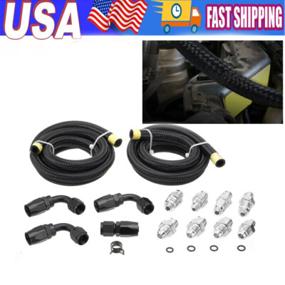 For LS Swap Pressure Return Line LS1 LS3 Premium Power Steering Pump Hose Kit