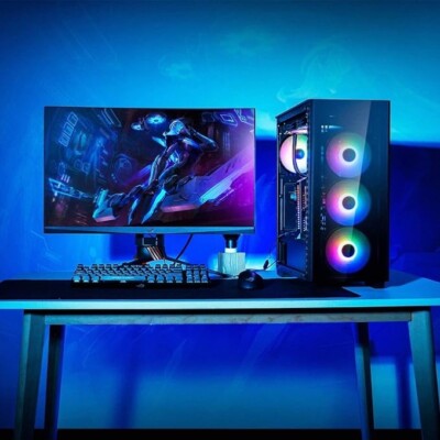 i7 12600k Gaming Desktop PC, RTX3060, 32GB DDR5, Linux Pre Installed, Argb Case 