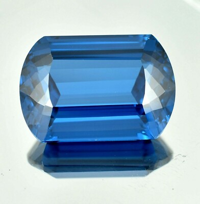 AAA 28.20 Ct Natural Mozambique Blue Tourmaline Loose Fancy Cushion Cut Gemstone