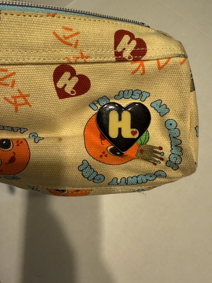 Mini Bolso Harajuku I’m Just An Orange County Girl Pequeño Cartera de Lona Bolsa Llave 🍊 Foto 3 de 4