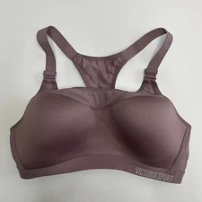 Victoria Secret Sport Bra 34C Wireless Padded Racerback High Support Adjustable