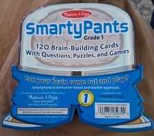 Melissa And Doug Smarty Pants Card Set Grade 1 Genius Brain-Building Puzzle Game