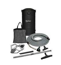 VacuMaid GV50BLKPRO Professional Wall Mounted Garage and Car Vacuum with 50 f...