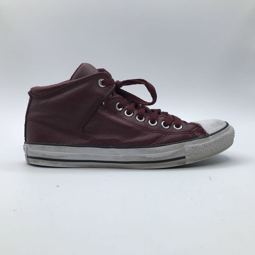 Red Leather Converse Chuck Taylor All 