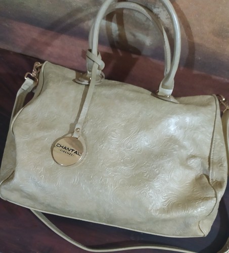 Borsa a mano con tracolla Donna CHANTAL FIRENZE Similpelle Beige Ottimo  Usato | eBay