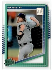 2025 Donruss Baseball Ben Hess CLEARLY RATED PROSPECT New York Yankees #184