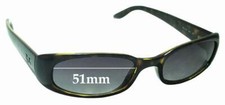 SFx Replacement Sunglass Lenses fits Ray Ban RB2129 - 51mm Wide