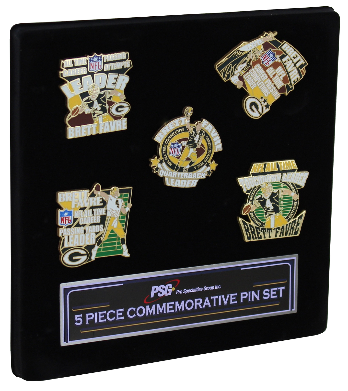 Подарочный набор Green Bay Packers Бретта Фавра с памятной шляпной булавкой из 5 предметов 5290₽