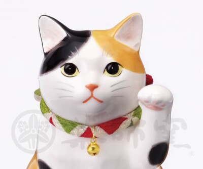 maneki neko japanese lucky cat SETO Maneki Neko hand painted cute