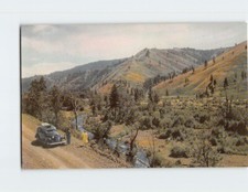 Postcard Tucannon River from highway 410 in Southeastern Washington USA