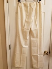 Carlisle Women's Wool Blend Pants  Belt Ivory / Winter White 6 - New with Tags
