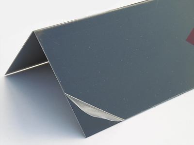 Alu-Winkelblech 90° – 2 M Lang, 50x50 Mm, Kupferbraun RAL 8004, 0,8 Mm Stärke