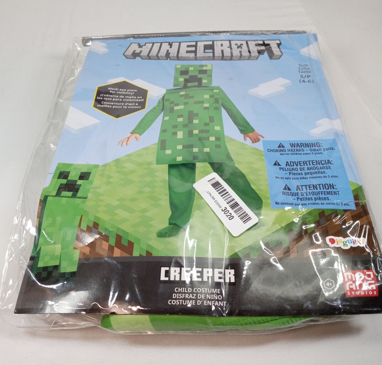 Minecraft Kid's Creeper Romper