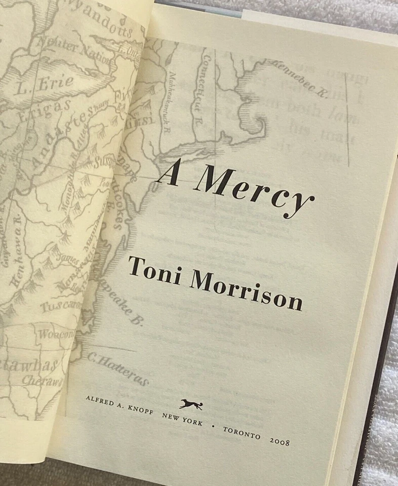 TONI MORRISON "A Mercy" HC/DJ '09 Stated 1stEdition KNOPF * Strong "Good" Copy! Foto 4 de 4
