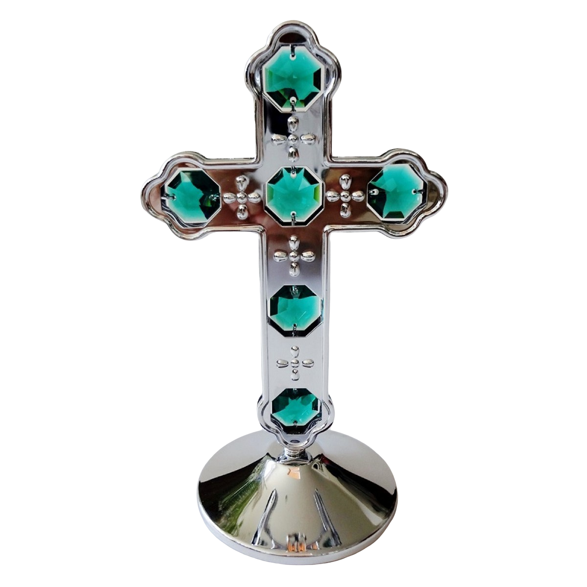 Crystocraft Cross Crystal Religious Ornament With Swarovski Element Gift Boxed