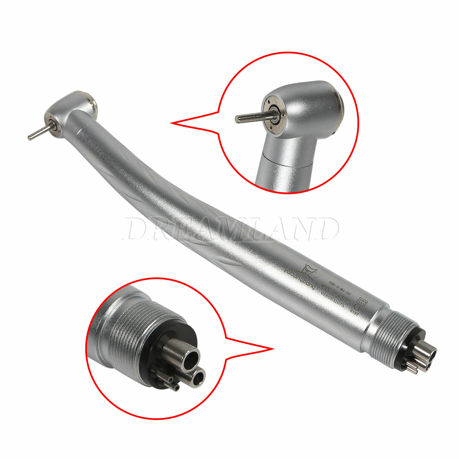 15 Dental Drill High Speed Handpiece Handpieces 3 water spray 4 Holes