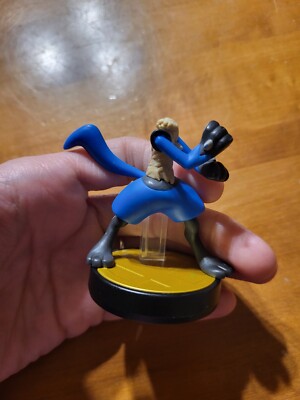 Nintendo Lucario Super Smash Bros Pokemon Amiibo Figure READ Wii U