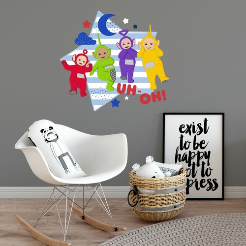 Teletubbies con pegatina de pared estrella | Decoración oficial de Teletubbies - Imagen 6 de 7