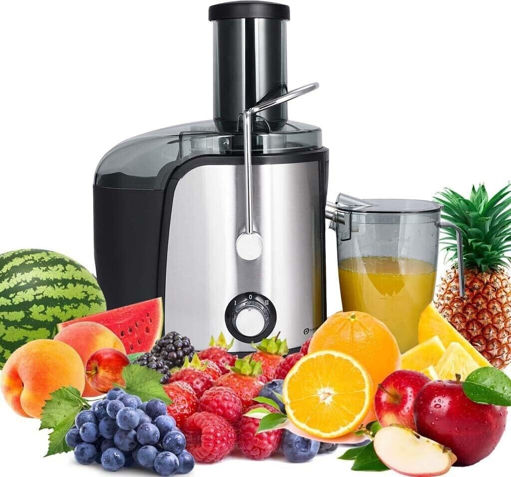 Juicer | 800W NaturoPure Centrifugal Juicer Machine | Fruit/Veg Juice Maker