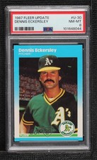 1987 Fleer Update Dennis Eckersley #U-30 PSA 8 HOF 12jy