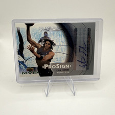 Upper Deck 2003 MVP ProSign Etan Thomas #C36 Wizards Autographed Insert Card