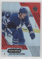 2020-21 Upper Deck Synergy Veterans Red Codes Auston Matthews #39 0il7