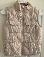 Zella Girl's Blush Pink Zipper Puffer Vest Size M 8-10