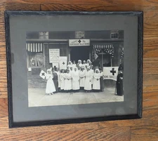 WWI Red Cross Nurses Photo Ogontz & Huntingdon Valley PA Home Service