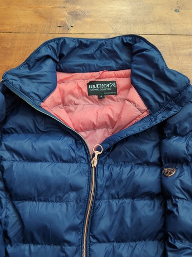 Ladies Small Equetech, Equestrian Puffer Jacket, Quilted, Rear Vent. VGC - Picture 2 of 8